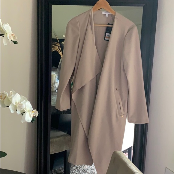 New Nine West long cobble crepe duster cardigan - Picture 4 of 5